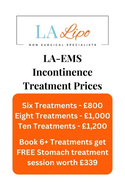 LA-EMS Incontinence Treatment Prices Grimsby