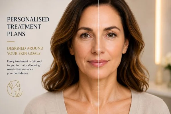 Before and after results of Collagen Lift Therapy Grimsby